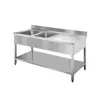 Acero Inoxidable Extensible para Fregadero Comercio Exterior Transfronterizo Comercial Lavabo de Acero Inoxidable Lavabo de Acero Inoxidable Fregadero Estilo Europeo de Acero Inoxidable