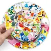 50 Piezas de Pegatinas de Anime Japonés Pokemon Pegatinas Decorativas Impermeables de Dibujos Animados Pokemon de Gran Venta para Bricolaje