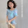 Maiô Infantil para Meninas, Peça Única Estilo Princesa, Lindo e Estiloso Maiô de Sereia para Crianças Pequenas, Novo Modelo 2026