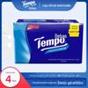 Tempo Debao Tecido Macio, Resistente à Água, 4 Folhas, 90 Folhas, 4 Pacotes, Sem Perfume, Frete Grátis, Atacado, Absorvente, Uso Duplo para Uso Seco e Úmido