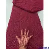 Vestido Francês Lantejoulas Bordado Bolha Vestido de Casamento Tecido Renda Lantejoulas de Noiva Tecido Renda