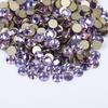 Taladro plano de vidrio con base dorada Wei Chen, taladro para uñas, decoración de fundas de teléfono móvil, accesorios para uñas DIY, joyería de diamantes de imitación