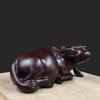 Adornos de Vaca Tallados en Madera de Ébano, Vaca Acostada Tallada en Madera Maciza, Vaca del Zodiaco, Espíritu de la Vaca en Ascenso, Regalos de Decoración para el Hogar