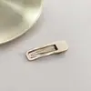 Pinza para el Cabello de Plata Simple y Elegante, Forma de Gota de Agua, Onda, Cuadrado, Pico de Pato, Alta Calidad, Lateral, Dulce-Cool, Pinza de Metal para Mujeres