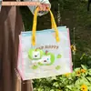 Bolsa de Gelatina Fofa de Desenho Animado Original Tengyi, Bolsa de Mão Versátil para Meninas, Bolsa de Praia para Viagem, Bolsa Transparente para Litoral, Atacado