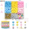 Cuentas Sueltas de Easter Transfronterizo Accesorios para Pulseras de Niños Set de Cuentas Accesorios para Manualidades con Cuentas Kit de Materiales para Pulseras