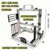 Chasis Abierto DIY Iatx Rack Portátil Ensamblaje de Refrigeración Chasis Creativo Vertical Aleación de Aluminio Completa Matx Rack