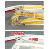 Conector Sin Soldadura para Tira de LED de Bajo Voltaje Crystal Conector de Tira de Luz Cob Terminal Tipo L 5/8/10mm