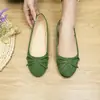 Zapatos de Mujer Tallas Grandes para Comercio Electrónico Transfronterizo Otoño 2026 Nuevo Estilo Zapatos Mary Jane para Mujer Zapatos Planos Tipo Frijol con Lazo