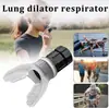 Dispositivo portátil para ejercicios de respiración para los pulmones, Entrenador de respiración con resistencia ajustable, Entrenador pulmonar con silicona de excelente calidad, Mejora la capacidad y resistencia respiratoria, Fácil de limpiar y usar