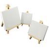 Mini caballete transfronterizo con marco para fotos, paleta de pintura acrílica para manualidades infantiles, soporte de exhibición para trajes