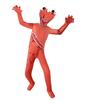 Disfraz de mono con accesorios de monstruo azul para juego de arcoíris de ROBLOX de amigos del arcoíris de Halloween