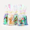 Sacos Lisos Iridescentes Filme Arco-Íris para Nozes, Biscoitos, Sacolas de Presente Festivas, Acessórios, Brinquedos Criativos de Festa, Sacos Plásticos de Embalagem