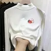 Bonito top de forro polar cepillado para niña pequeña de otoño, capa base engrosada para bebés niñas, top cálido para niños mayores, adecuado para otoño e invierno