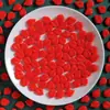 Accesorios de Resina Adornados Rojo y Verde Navideño Pegamento de Crema Casero Material para Pasador de Pelo Agujero Zapatos Imán de Refrigerador