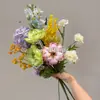 Ramo de Flores Simulado de Mano, Ramo de Graduación, Accesorios para Fotos de Boda, Flores Artificiales para San Valentín, Flores Artificiales para Manualidades, Día de la Madre