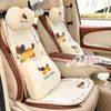 Reposacabezas y soporte lumbar para coche de espuma viscoelástica Blue Rain, con un lindo diseño de seda de hielo de verano con estampado de perrito, apto para todas las estaciones y para usar como almohada de coche