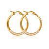 Pendientes de hip-hop callejero con diamantes brillantes, pegajosos, lisos, chapados, no se decoloran, personalidad europea y americana, acero inoxidable, metal, estilo earring
