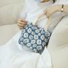 Bolsa de mão pequena de algodão Leve Verão Mão Carregando Flor de Fruta Bolsa de Mão Casual Múmia Bolsa para Mulheres