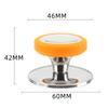 Alça universal de silicone para tampa resistente a altas temperaturas tampa superior acessórios para panela alça de aço inoxidável vidro tampa