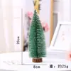 Mini Árvore de Natal, Árvore de Mesa de Cedro de Natal com Folhas de Pinheiro Branco, Presente de Natal para Vitrine, Decorações de Natal