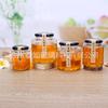 Atacado Pote de Vidro Hexagonal para Mel 500ml Hermético Espessado para Conservas Pote para Picles Pote para Doce Pote Dispensador Grande Capacidade