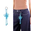 Pendente para Calça de Corda Trançada Novo Laço Transfronteiriço Pingente de Nó Chinês Colorido Pingente com Contas Acessórios de Calça de Alta Qualidade