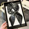 Pañuelo de Seda 70 Cuadrado Moda Coreana de Alta Gama Versátil Profesional Seda Sintética Pequeño Pañuelo de Cuello Estampado Retro Pañuelo de Seda para Mujer