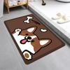 Alfombra de dibujos animados de secado rápido, felpudo para puerta, felpudo de diatomeas para baño, felpudo suave absorbente antideslizante para el hogar