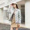2026 Estilo Nuevo Tallas Grandes Otoño/Invierno Chaqueta Corta de Algodón con Capucha Moda Casual Tendencia Adelgazante Versátil Ropa de Abrigo para Mujer