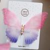Pinza para el cabello de mariposa de malla dulce Pinza para el cabello Pinza de pico de pato Pinza para el cabello con lazo Tocado degradado Accesorios para el cabello Sentido avanzado