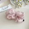 Pinza para el pelo de lazo importada de Corea, versátil y elegante, súper de hada, pinza banana para la parte trasera de la cabeza, pinza vertical, pinza para coleta, accesorio para el pelo para mujer