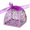 Caja de Caramelo de Cinta Hueca de Agradecimiento para Boda Europea y Americana Transfronteriza Día de San Valentín Rosa Rosa Caja de Caramelo Lugar de Fábrica