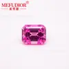 Piedras Preciosas Cultivadas Importadas: Corindón, Esmeralda, Corte Azul Real, Rosa, Piedras Sueltas de Fábrica, Accesorios para Anillos al por Mayor