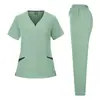 Uniformes de Doctor Personalizados de Secado Rápido con Bloques de Color y Logo, Uniformes para Técnicos Médicos y de Belleza, Soporte para Lotes Pequeños, Uniformes Quirúrgicos Bordados
