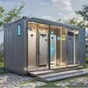 Shenyang Fábrica Villa Área de Contenedores Planificación Baño Público Ecológico Oficina de Ventas Estilo Industrial