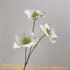 Simulación 3D de Tres Tulipanes, Decoración de Boda de Comercio Exterior, Arreglo Floral, Decoración del Hogar, Accesorios de Estilo Pastoral, Flores Artificiales