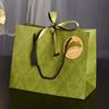 Saco de Presente Festival do Meio Outono a Granel Saco para Embalagem de Bolo da Lua Bolsa com Etiqueta de Fita Dupla Saco Pronto Desconto para Grande Quantidade
