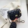 Bolsa de Mano Pequeña de Alta Gama para Mujer para Otoño e Invierno, Nueva Moda Tendencia Bolso de Hombro con Cadena Acolchada Texturizada Bolso Cruzado