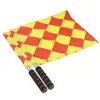 Bandeira branca bandeira de comando pista e campo bandeira de limite de árbitro bandeira de futebol bandeira vermelha amarela verde bandeira de controle de tráfego sinal bandeira vermelha pequena