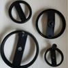 Volante de Aleación de Aluminio con Borde Hueco, Plegable con Asa, Máquina Circular de Doble Radio Accionada Manualmente para Máquinas Herramienta