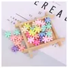 Miçangas Florais DIY Miçangas de Cores de Primavera Miçangas Espaçadoras Coloridas para DIY Infantil Acessórios para Joias