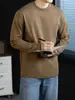 Camisa de manga larga para hombre de algodón mercerizado con amina líquida y tacto de nube, 270g, nuevo estilo primavera y otoño 2026, camisa básica de alta gama para hombre