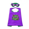Capas de Super-Herói Infantis das Tartarugas Ninja Mutantes, Fantasias de Performance Dupla Camada, Capas de Herói em Estoque Atacado