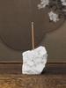 Cristal Natural Piedra Cruda Mineral Quemador de Incienso Línea Base para Incienso Línea Inserto para Incienso Soporte para Incienso Quemador de Incienso para el Hogar Quemador de Incienso para Interiores