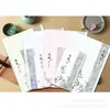 Tudo ganha conjunto de envelopes para papel de carta A4 mensagem inspiradora para estudantes bênção papel de carta literário bonito simples