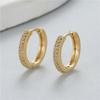 Aretes Transfronterizos, Lujo Accesible, Fila de Aretes de Diamantes, Aretes Pequeños para Mujer, Aretes Fríos para el Cartílago de la Oreja