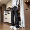 Conjunto Jaqueta e Calça Funcional com Zíper Duplo Americano para Homens Design de Zíper de Nicho Calças de Paraquedista de Rua de Verão Calças Casuais