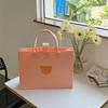 Bolsa de feltro vermelha personalizada, bolsa de feltro de urso, bolsa de feltro pequena, atacado