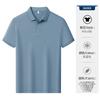 Camisa Polo de Algodón Lingyun Color Sólido Ropa de Trabajo Camiseta con Cuello Solapa Ropa de Trabajo de Verano para Hombres y Mujeres Manga Corta Logo Bordado para Mujer